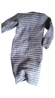 Vorschaubild 3 von Damen Steppmantel Lang Grau Gr. XS 34 Leicht Warm