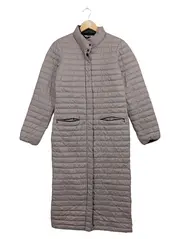 Vorschaubild 1 von Damen Steppmantel Lang Grau Gr. XS 34 Leicht Warm