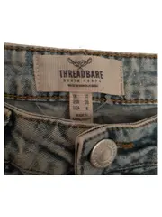 Vorschaubild 3 von Damen Jeans Straight Leg Hose Blau Gr. 36 W28 Casual