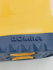 Vorschaubild 3 von Kinder Gummistiefel Gr. 21 Gelb Outdoor Regenstiefel mit Schaft