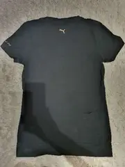 Vorschaubild 2 von Damen Sport Shirt V-Ausschnitt Gr. M/38 Dunkelgrün Stickerei