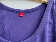 Vorschaubild 3 von Damen Top Lila Gr. 40/L Baumwolle Casual