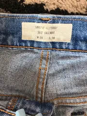 Vorschaubild 5 von 501 Skinny Destroyed Jeans Damen Blau W28 L30