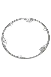 Vorschaubild 1 von Tavola Essteller 24cm Weiß Porzellan Elegant Blumenmotiv