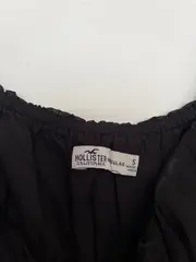 Vorschaubild 3 von Cocktailkleid Damen Gr. 36/S Schwarz Elegant Raffungen Schleife