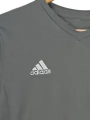 Vorschaubild 2 von Herren Sport T-Shirt V-Ausschnitt Grau Gr. 50/L Baumwolle