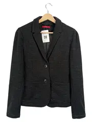 Vorschaubild 1 von Damen Business Blazer Grau Gr. 40 Baumwolle