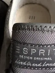 Vorschaubild 4 von Damen Sneaker Low Wildleder Grau Metallic Gr. 40 Schnürung Freizeit