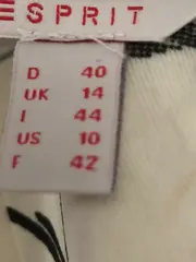 Vorschaubild 5 von Hemdbluse Damen 3/4 Arm Schleife Weiß Gr. 40 L Freizeit