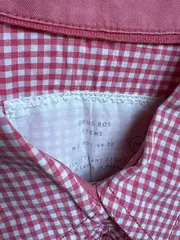 Vorschaubild 3 von Hemdbluse Damen 38 Rosa Kariert Langarm