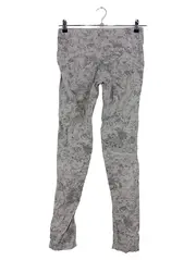 Vorschaubild 2 von Damen Stoffhose Gr. 38 M W29 Grau Floral Muster Casual