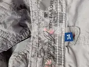 Vorschaubild 3 von Damen Stoffhose Gr. 38 M W29 Grau Floral Muster Casual