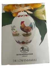Vorschaubild 2 von Ei Dose 1993 Ole Winther Ostern Nostalgie Tiermotiv Weiß 4cm