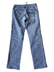 Vorschaubild 2 von Damen Jeans Straight Leg Gr. 40 Hellblau 98% Baumwolle Denim