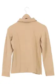 Vorschaubild 2 von Damen Poloshirt Langarm Gr. 36/S Braun Klassisch Sportlich