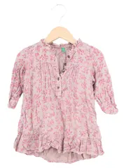 Vorschaubild 1 von Kinder Freizeitkleid Gr. 80 Rosa Blumenmuster