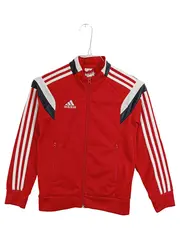 Vorschaubild 1 von Trainingsjacke Kinder Gr. 128 Rot Weiß Schwarz Sportjacke