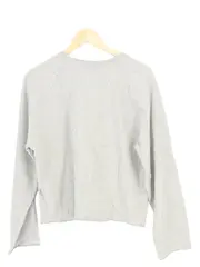 Vorschaubild 2 von Damen Sweatshirt Gr. 36/S Grau Logo Print Casual Streetwear