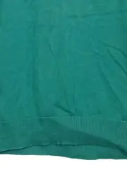 Vorschaubild 2 von Damen Pullunder Strickweste Gr. S türkis Baumwolle V-Ausschnitt