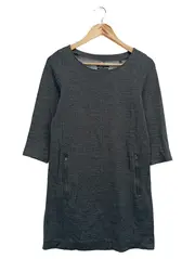 Vorschaubild 1 von MARC O POLO Strickkleid Damen Gr. 34/XS Grau Elegant Strukturmuster