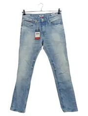 Vorschaubild 1 von Herren Slim Fit Jeans W31 L32 Hellblau Used Look