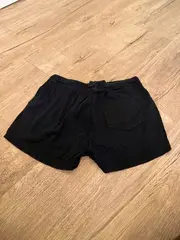 Vorschaubild 2 von Sport Shorts Damen Gr. S/36 Schwarz Baumwolle Kurze Hose