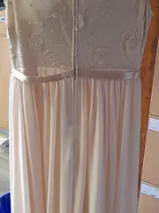 Vorschaubild 4 von Damen Maxikleid Gr. 38 M Rosa Elegant Festlich Pailletten Spitze