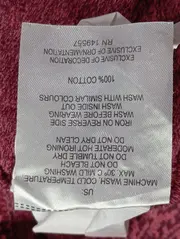 Vorschaubild 4 von Damen T-Shirt Gr. 36/S Rot Casual Grafisches Muster Slim Fit