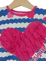 Vorschaubild 3 von Kinder T-Shirt Mädchen Gr. 80 Herz Muster Mehrfarbig
