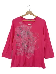 Vorschaubild 1 von Langarmshirt Damen 40;M Rosa Blumenmuster Glitzer