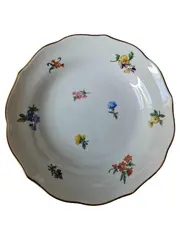 Vorschaubild 1 von Essteller Porzellan Weiß Klassisch Blumenmuster Teller