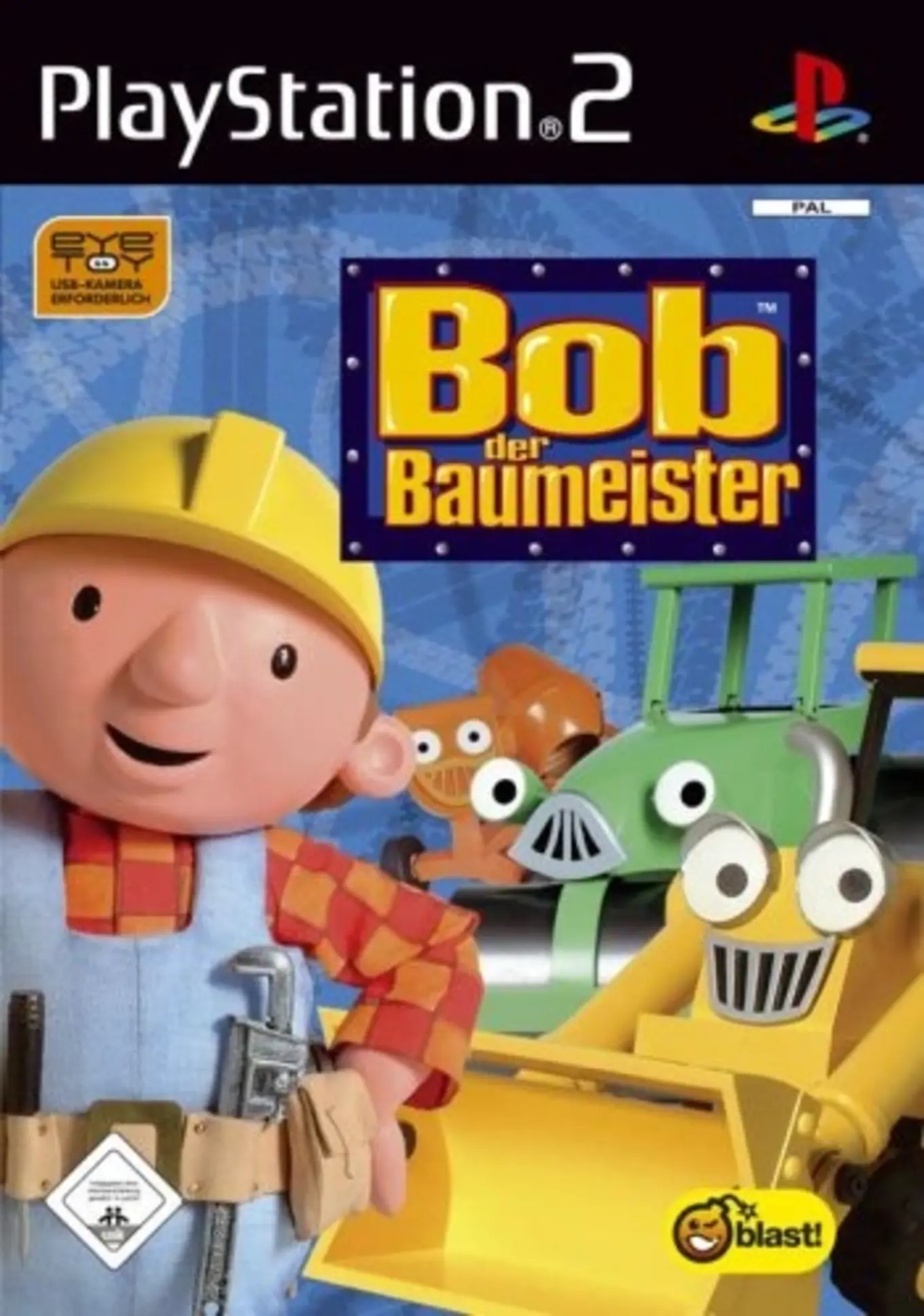 SONY Bob der Baumeister EyeToy Spiel PS2 PlayStation 2 Deutsch Kinder Ab 3