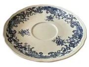 Vorschaubild 1 von Untertasse Unterteller Weiß Blau Klassisch Blumenmuster Porzellan