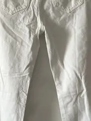 Vorschaubild 3 von Damen Jeans Wide Fit Weiß W31;40;L Fransen Saum Casual