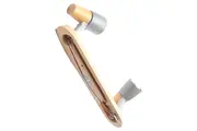 Vorschaubild 2 von Deckenleuchte 2 Strahler Holz Metall Beige E14 Spotlampe Deckenlampe