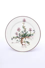 Vorschaubild 3 von Botanico Teeservice Tasse Teller Porzellan Weiß Blumen Traditionell
