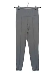 Vorschaubild 1 von Damen Leggings S Grau Casual Fischgrätenmuster