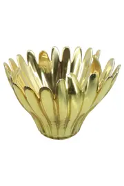 Vorschaubild 1 von Dekoschale Gold Elegant Modern Kunststoff Blumendesign 8cm