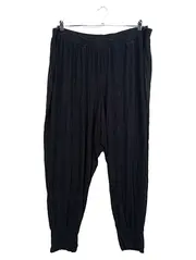 Vorschaubild 1 von Damen Jogginghose Gr. 56/3XL Schwarz Komfortabel Viskose