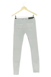 Vorschaubild 2 von EDC Damen Jeans Regular Fit W26/34/XS Grau Streetwear Reißverschluss-Details