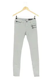 Vorschaubild 1 von EDC Damen Jeans Regular Fit W26/34/XS Grau Streetwear Reißverschluss-Details