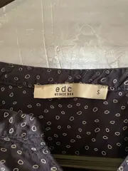 Vorschaubild 4 von Damen Bluse Gr. S Blau Muster Langarm Viskose