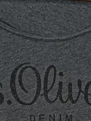 Vorschaubild 4 von Damen T-Shirt Grau Gr. M (38) Casual Logo-Print