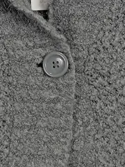 Vorschaubild 2 von Damen Strickjacke Grau Gr. 40/L Casual Strick Cardigan