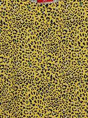 Vorschaubild 5 von Damen T-Shirt Gelb Gr. 38/M Leopardenmuster Animal-Print