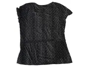 Vorschaubild 2 von Damen T-Shirt Gr. 40;L Schwarz Punkte Casual
