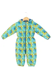 Vorschaubild 1 von BABY Kinder Schneeanzug Gr. 98 Mehrfarbig Kariert Sterne Kapuze Outdoor