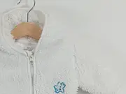 Vorschaubild 4 von Baby Fleecejacke Kapuze mit Ohren Gr. 50 Weiß Kuschelig