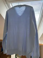 Vorschaubild 6 von TCM Herren Pullover V-Ausschnitt Gr. 52/XL Blau Baumwolle Basic