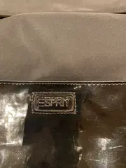 Vorschaubild 3 von Damen Rucksack Schwarz Lackleder Optik Nylon Elegant